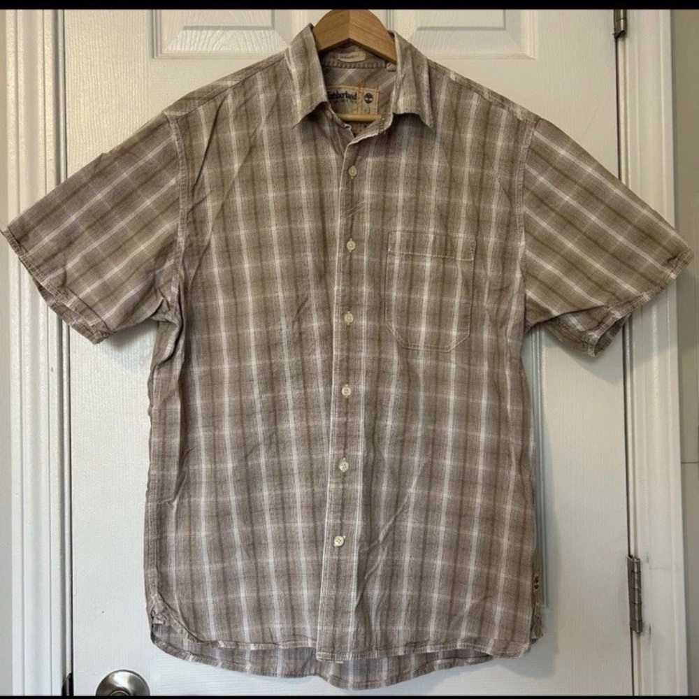 Timberland Men’s Lightweight Short Sleeve Flannel Shirt